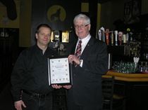 David visits the Black Wolf Smoke House restaurant, to congratulate them on their recent Grand Opening and renovations